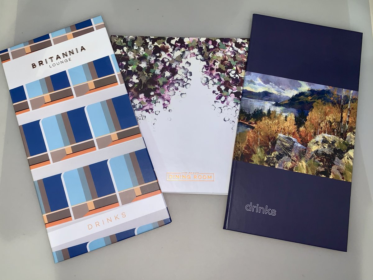 TweetBLL's tweet image. Fantastic menu covers that we made in collaboration with our longstanding associates @lsprinting The menu covers are for fine dining use, on board boutique cruise ships. #menucovers #personalisedmenucovers