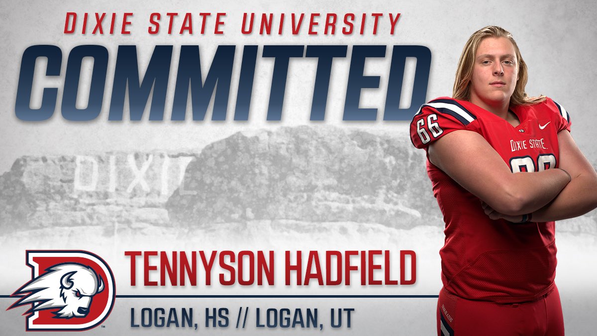 Tennyson_66's tweet photo. 🚨🔴COMMITTED🚨🔴
Thanks to everyone who was part of the journey. Excited to be a trailblazer‼️
@Coach_JHughes @CoachPPeterson @LoniFangupo #blazeforward #ontherise #DSUOL @DixieState_FB https://t.co/gRHZjsKwU1