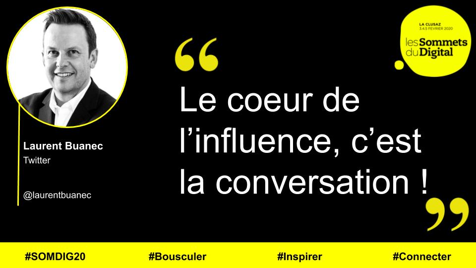 sommetsmeribel's tweet photo. Le coeur de l’influence, c’est la conversation !
#somdig20 
@laurentbuanec https://t.co/ubxJfFto3a