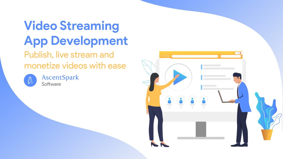 ascentspark's tweet image. Create your own version of ‘Netflix’ with our #VideoStreamingAppDevelopment Software Solution. Publish, Live Stream, and Monetize videos with ease and high ROI. To know our #SoftwareFeatures and create a #VideoStreamingPlatform for yourself, contact us NOW
ascentspark.com/solutions/vide…