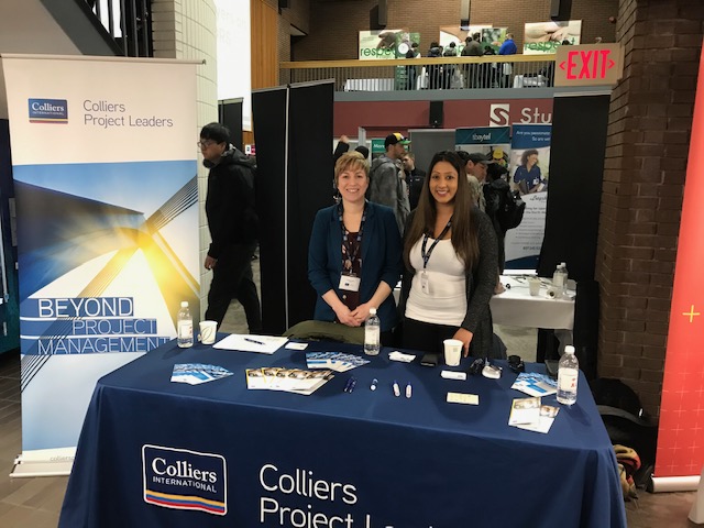 Colliers_PL's tweet image. We are at the @Confederation College Job Fair today! Our team is happy to answer any questions you might have about how we go #BeyondProjectManagement
