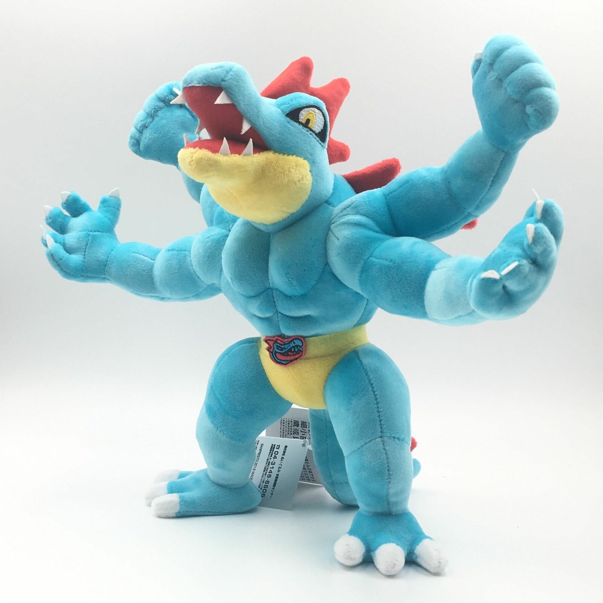 Hamish Steele Reviewspokemon I Was Searching For The Sleeping Totodile And Somehow Found This Inexplicable Feraligatr Machamp Mashup That Looks Weirdly Legit And I Obviously Bought One T Co Kdliuop5u8