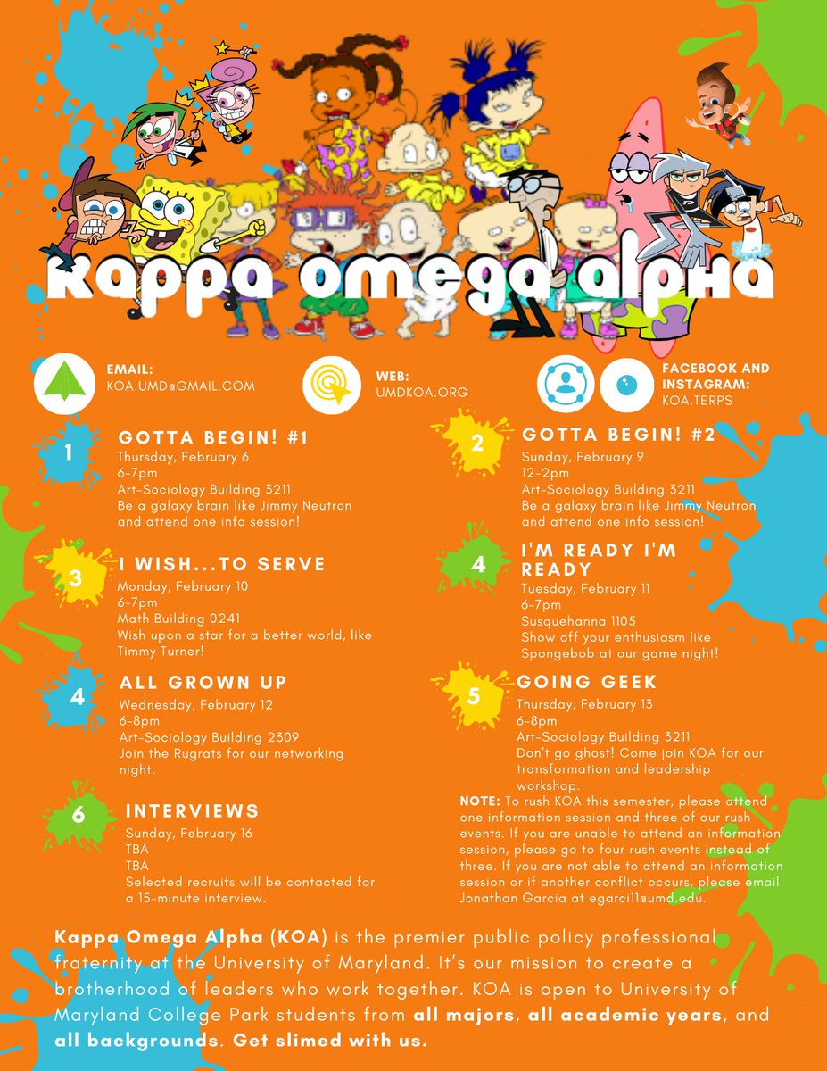 Kappa Omega Alpha UMD tweet media