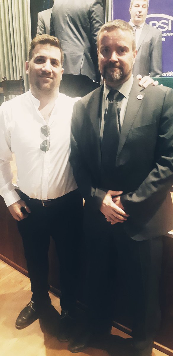 Broassoc's tweet photo. Como titular de @broassoc, Nicolás J. Portino González, estuvo presente hoy en la @USalvador en la exposición "TERRORISMO EN LA AGENDA OCCIDENTAL" de nuestro muy querido amigo y Presidente del @intelsegglobal Sr. David Garriga @dgg030. Gusto enorme siempre estar y colaborar. https://t.co/tHPsTQkeFB