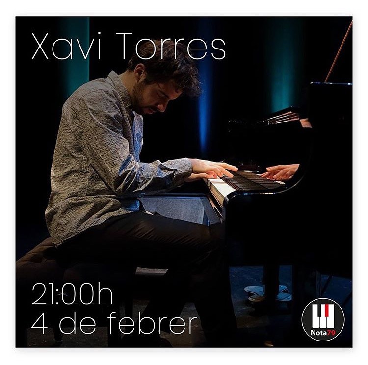Avui! l pianista i compositor Xavi Torres Music, recentment guadronat amb el premi <a href="/enderrock/">Enderrock</a> al millor disc de jazz del 2019, aterrarà al Nota79 per compartir-nos el seu millor repertori de Jazz. Vine a gaudir-ne!
Entrades: tickets.nota79.cat/events/xavi-to…