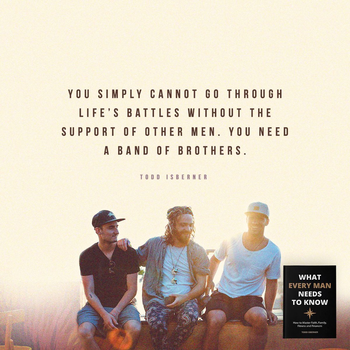 Every man needs his band of brothers to go through life with! 

Join our What Every Man Needs to Know Facebook group today! 

Link Below:

buff.ly/31nQT1D