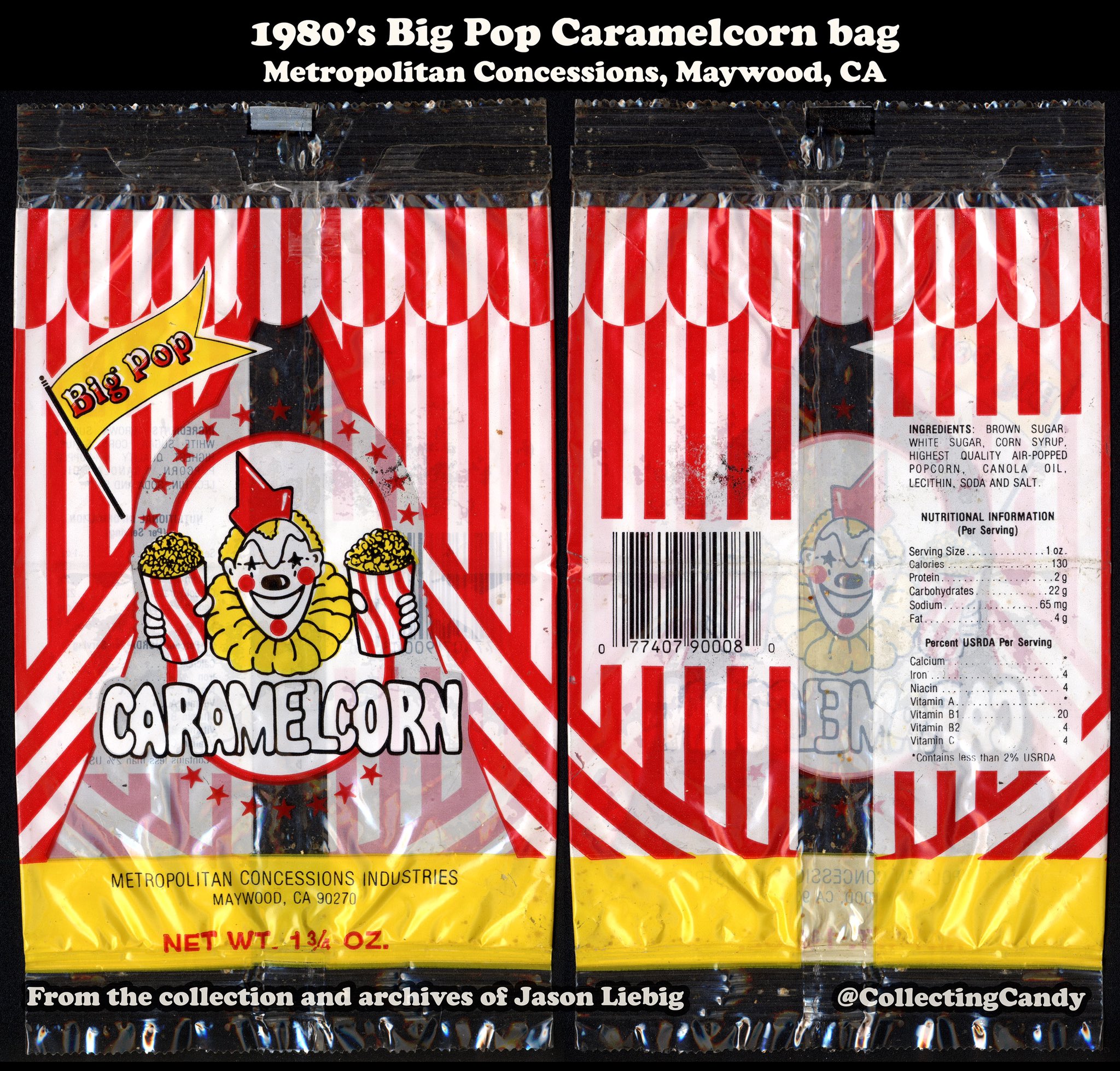 Jason Liebig on Twitter "A simple piece of vintage snack packaging