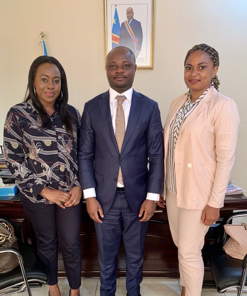 Sharufa_'s tweet photo. Toute ma reconnaissance à son Excellence @BillyKambale1, ministre de la jeunesse et nouvelle citoyenneté, pour cette entrevue de ce jour. 
Au cœur de nos discussions, mon activisme du #cancer et sa vision sur la jeunesse congolaise. 

@SORAZIZ #UrgenceCancer #04Fevrier #RDC https://t.co/lydptKocTA