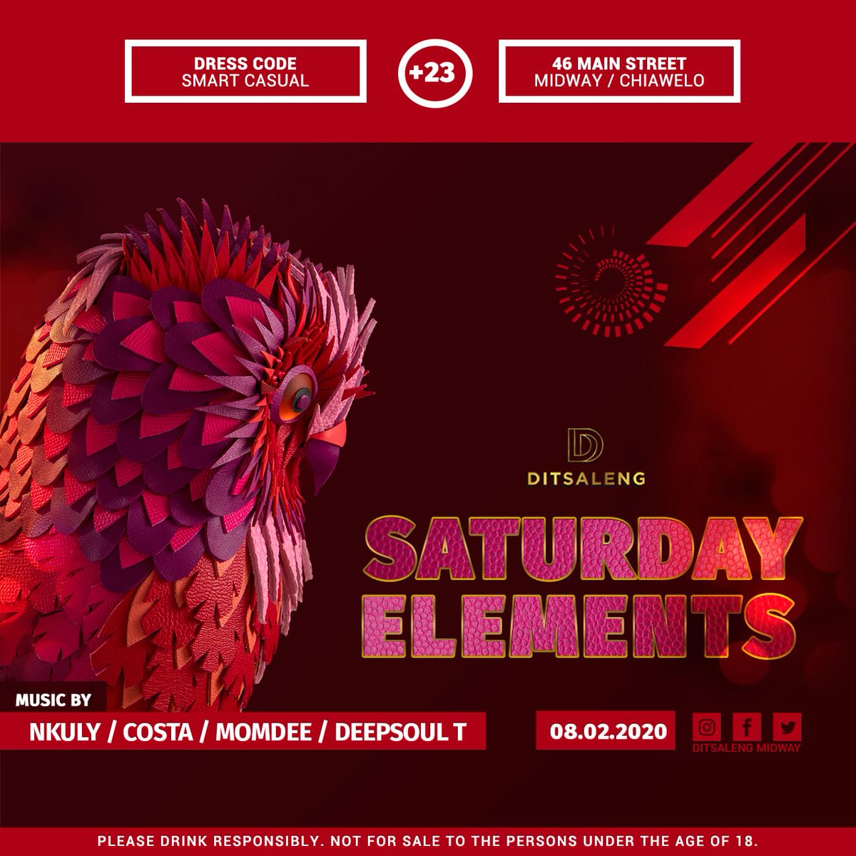 Ditsaleng's tweet photo. This weekend at#Ditsaleng #BlackFriday #SaturdayElements https://t.co/wrPcIXQE2P