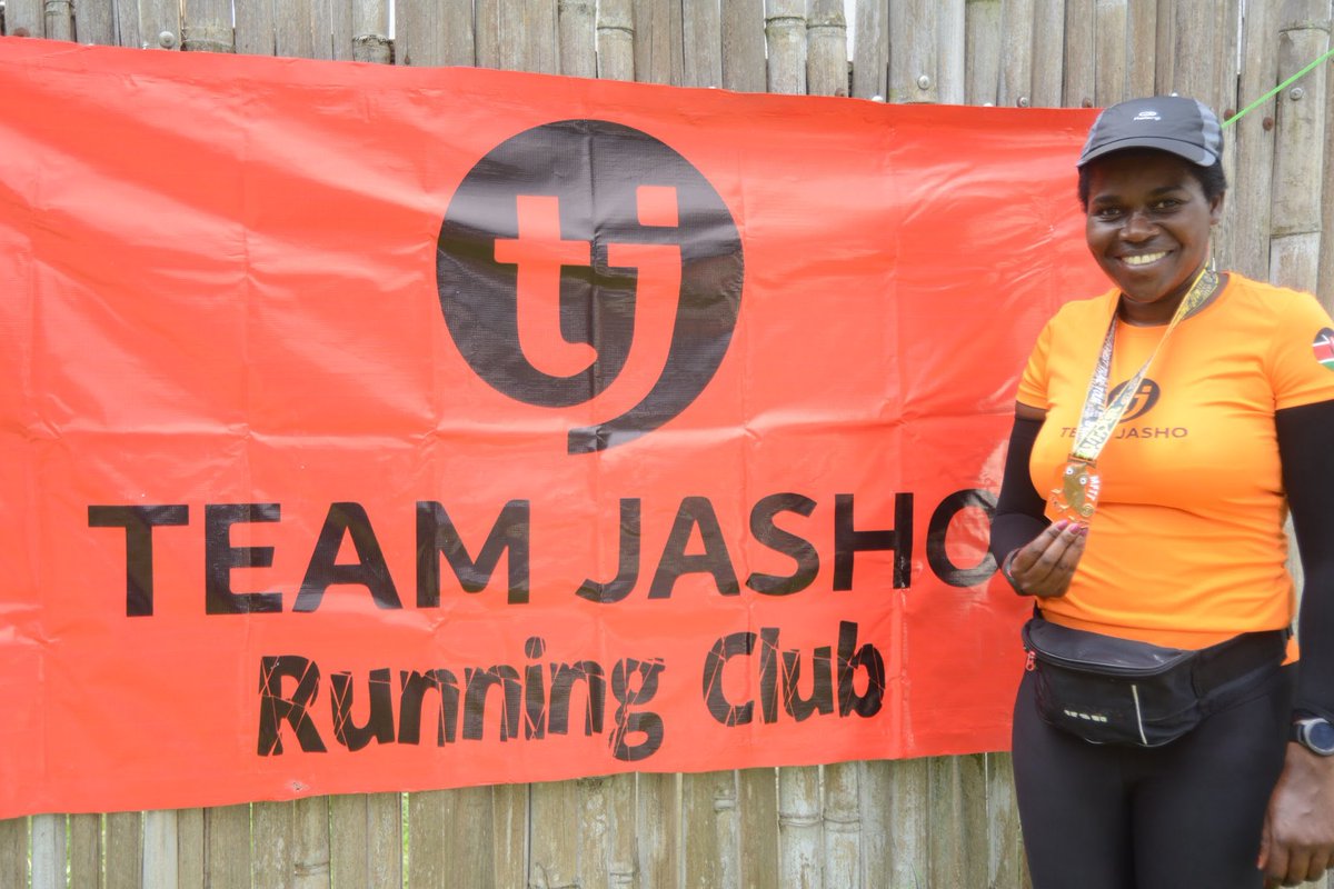 TeamJashoKE's tweet photo. Congratulations @sommeh on earning your finisher medal during the #MFTT on February 1, 2020 in Nakuru. #TeamJashoKE https://t.co/4Dj86bTWRy