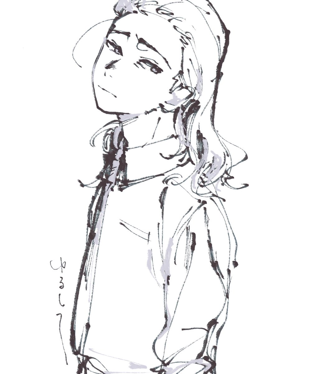 これは上げてなかったけどだいぶ前に描いたロチチャンのらくがき…………。 