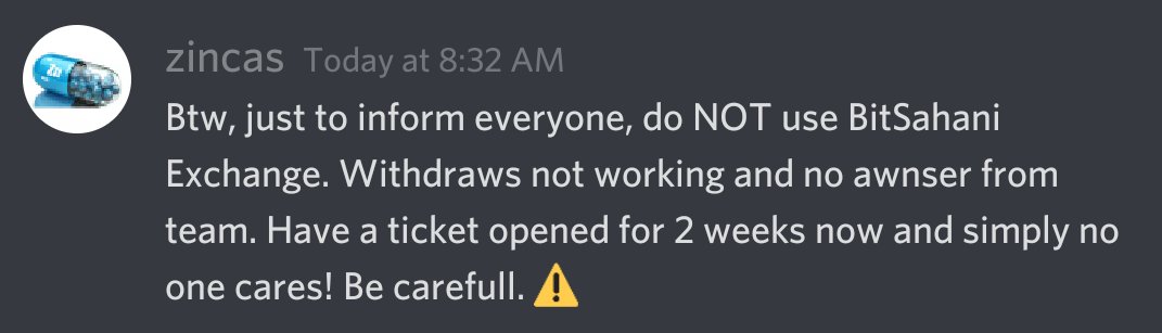 OfficialTeamCFC's tweet photo. #bitsahani
This is not a good sign. @Bitsahani1
#Respond to your users. https://t.co/RozR7zHrcH