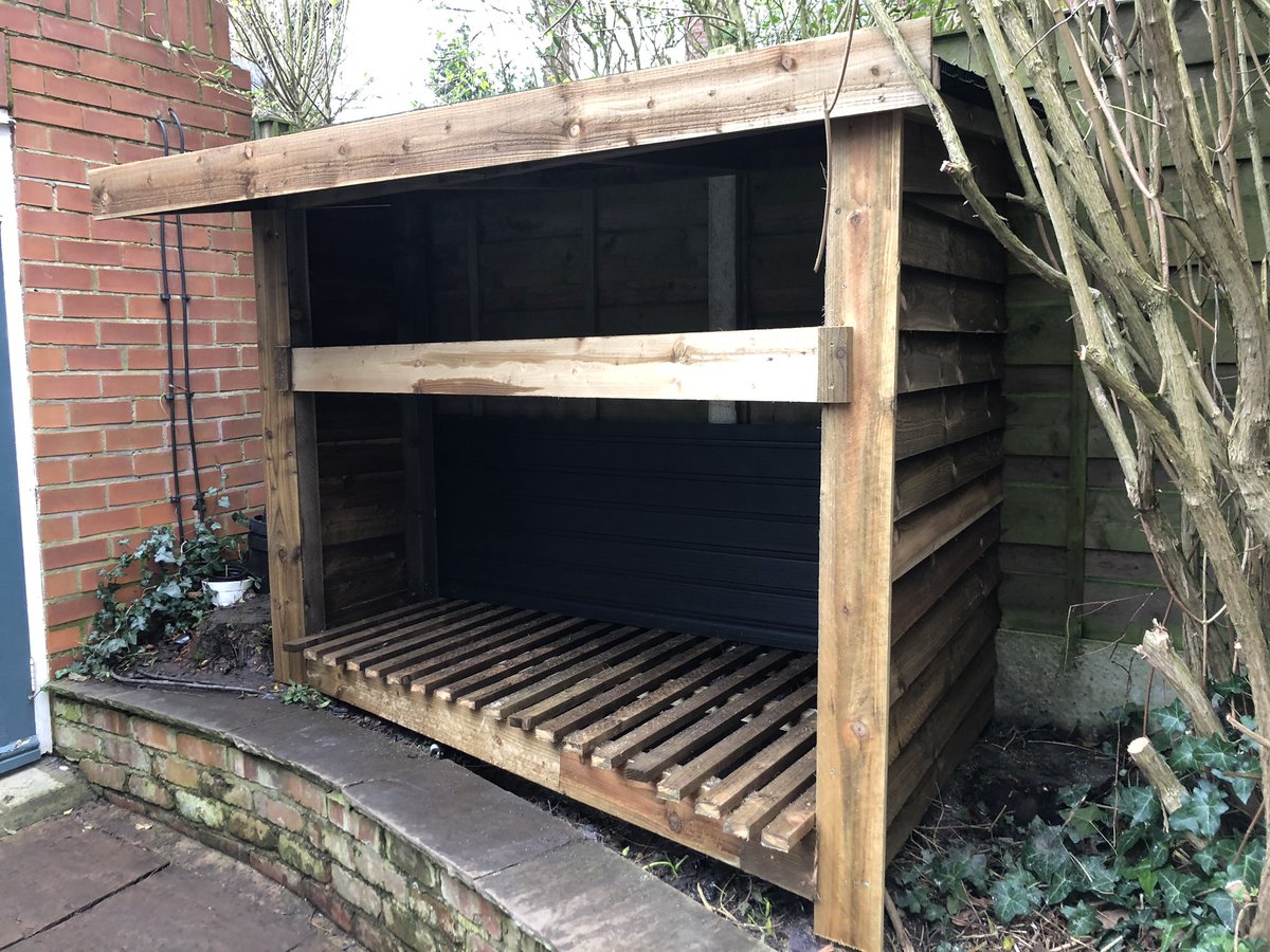 knutshandyman's tweet image. Today’s job creating this bespoke Log Store #logstore #wilmslow #handymanwilmslow #drywood