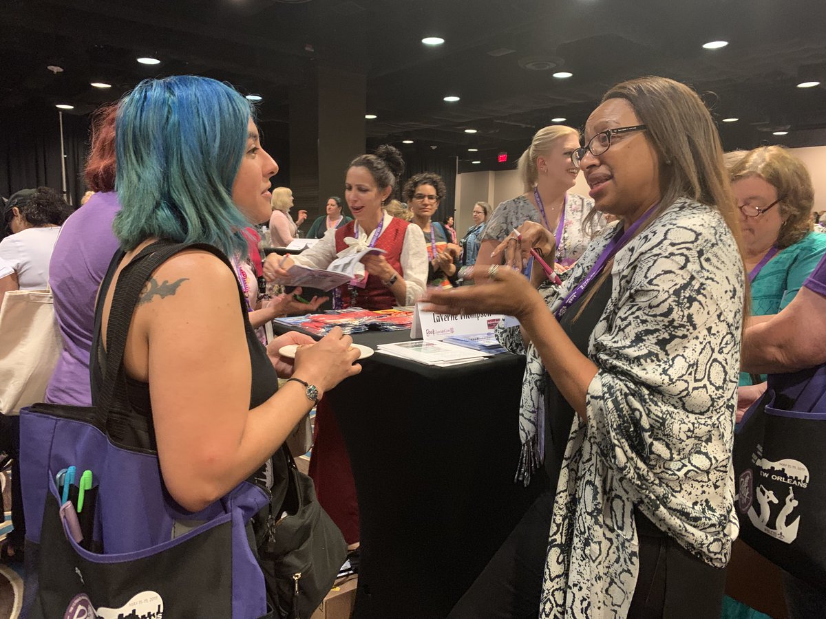BookLoversCon's tweet photo. We had the best time getting to know @lavernethompson during #BLC19! If you'd like to meet her too, you're in luck, LaVerne will return for another ultimate reader experience! Be sure to join her at the #BLC20 Author Soiree and Book Lovers Shindig: https://t.co/y4rbQSc8EH https://t.co/wvDMkdovYw