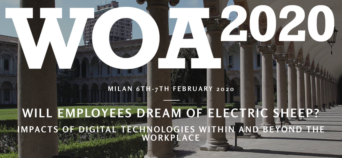 Vi aspettiamo al panel "Shaping the future of information systems in Italian higher education"venerdì 7 febbraio, Università di Milano, Workshop di Organizzazione Aziendale
Esiste una relazione tra digital skill, digital competence e information system competence?
#itais #woa2020