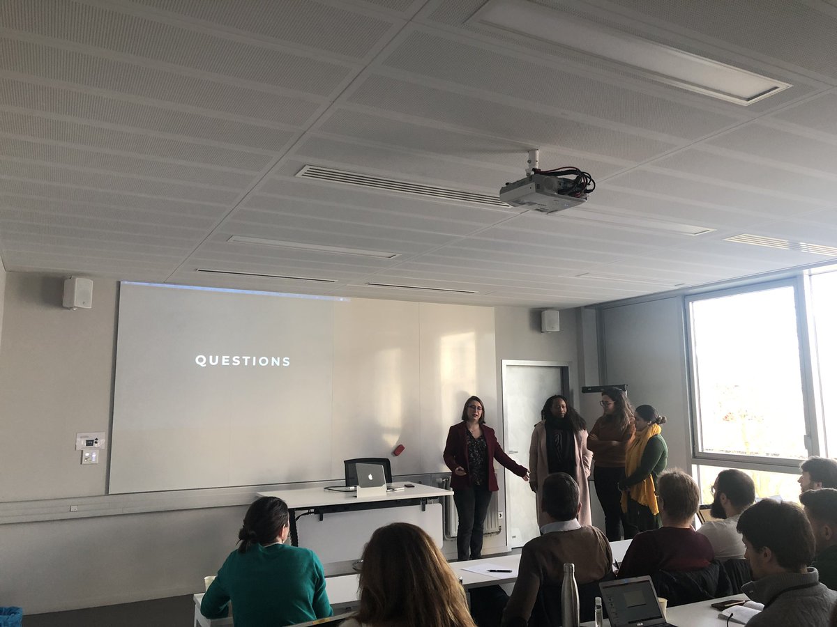 AudenciaDigital's tweet photo. Après les différentes séances de coaching avec @ClaireMichard sur les stratégies d’#inboundmarketing particulièrement en BtoB, les étudiants du #SMED ont présenté leurs préconisations aux startups nantaises #Coment @Smartmydata #LeanCo @yepform #Marketing @Audencia @ms_audencia https://t.co/F4I9xlYhr7