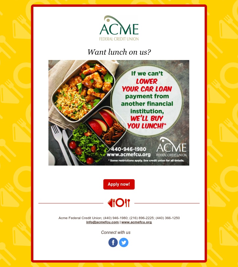 Acme Federal CU (@acmefcu) on Twitter photo 