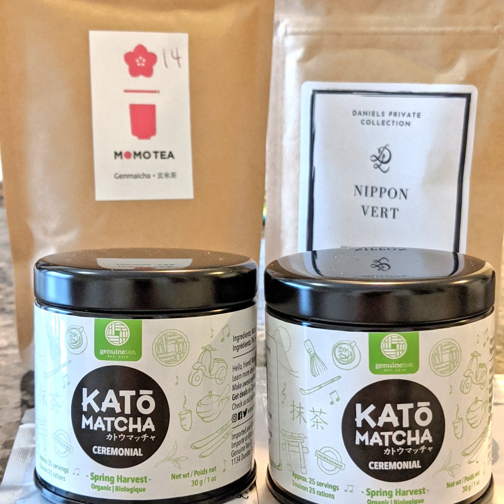 davidipyam's tweet photo. Mission accomplished: Japanese green tea reserved replenished.
@katomatcha
@tbydaniel
@MomoTeaToronto
#teafestto #greentea #matcha https://t.co/azPoksbCBF