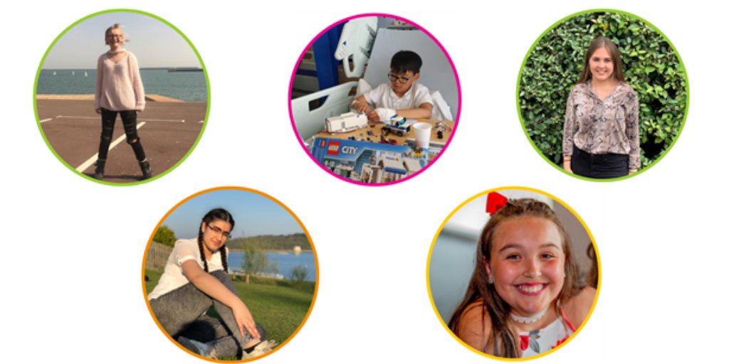 A montage of photos of our young bloggers.