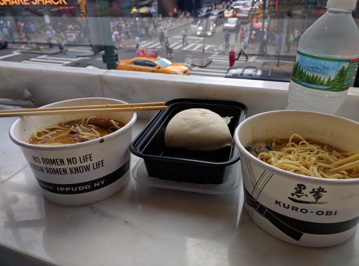 Indulge in a savory bowl of ramen from #KuroObiNY - don't forget to grab some pork buns too! 😁🍜

📸 : Cyris R
