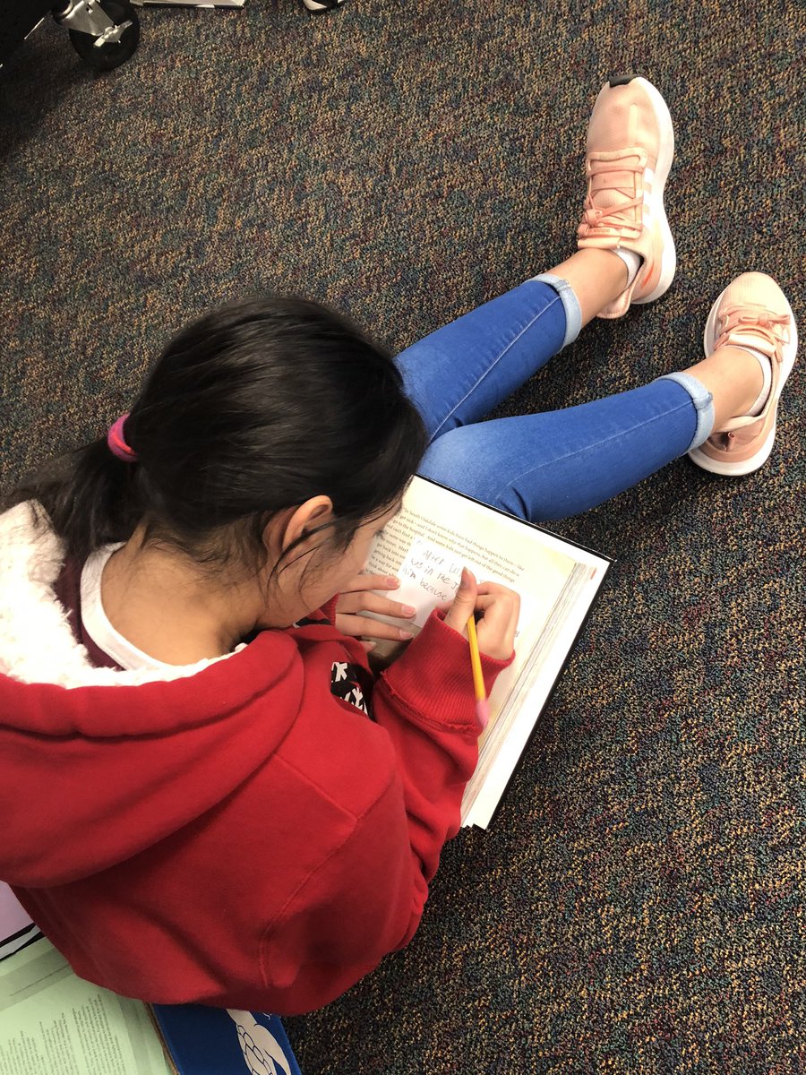 topAeducator's tweet image. Students working on providing text evidence answering their TDQ’s to answer multiple questions connected to our standards. Students wrote their answers on a notecard then move around the room to tape it on the poster board. #studentsmoving #textevidence #studentsdoingwork