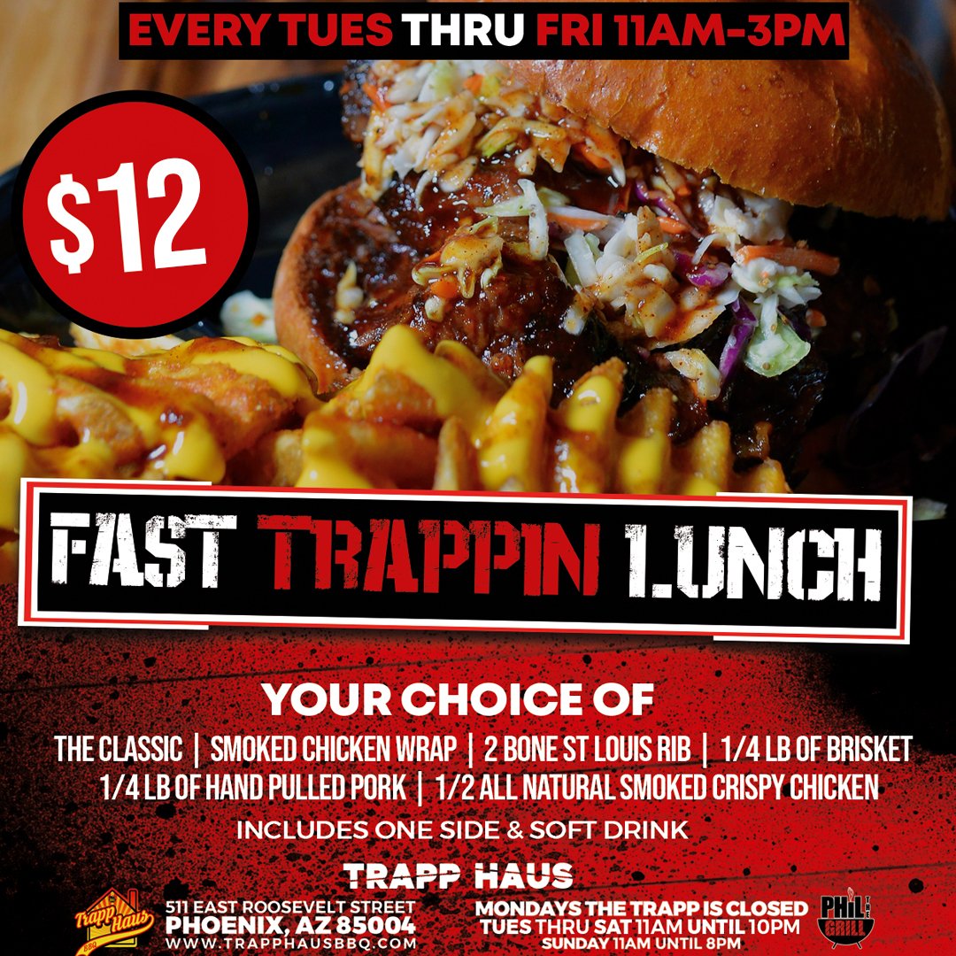 On The Go But Forgot Your Lunch? #brisket #instafood #bbqlovers #bbqnation #trapphausbbq #grilling #meat #bbqlife #barbecue #philthegrill #phxfoodie #bbqporn #azfoodie #ribtips #foodie #phoenixaz #jayzofbbq 
#meatlover #dtphx #myphx #bbq #food #bbqsauce #eatlocalaz