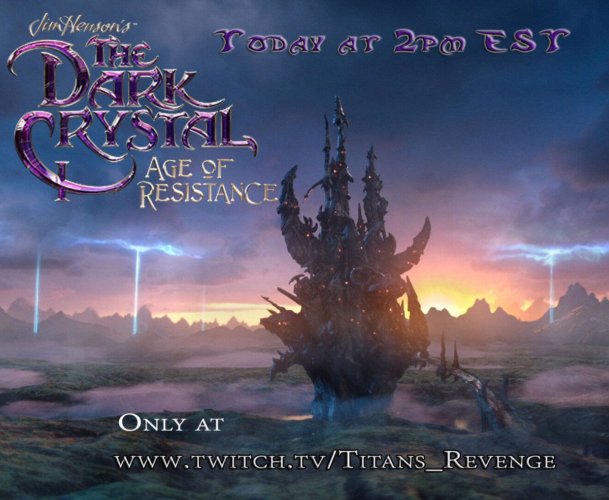 Real_Mike_R's tweet photo. Livestreaming #thedarkcrystal #today over on #twitch ! Dark Crystal Tactics Video Game! 2PM EST TWITCH #exclusive #gamingformentalhealth #GFMH
https://t.co/BtfOhYiTwq https://t.co/oTBBiX0czD