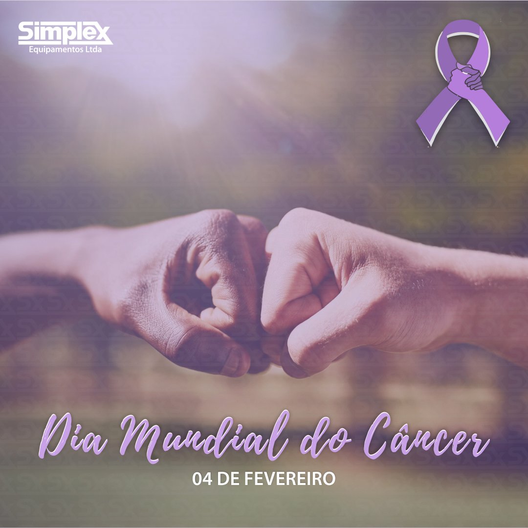 Simplex_Ind's tweet photo. Todos na luta contra o câncer!
#diamundialdocancer #Prevencion #simplexequipamentos https://t.co/ZRf7RNv4uF