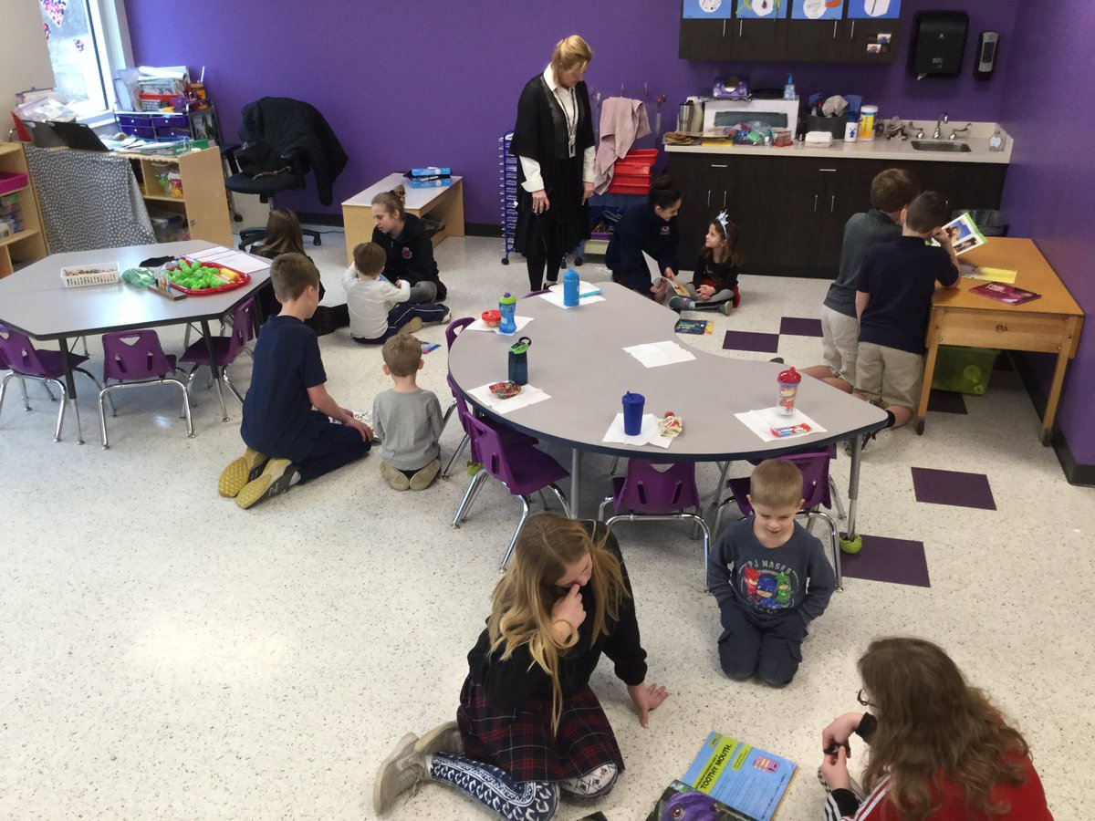 cclslarson's tweet photo. World Reading Day...we enjoyed having the 6th grade reading to us!  @CCLSChargers @CCLSKBrown https://t.co/WFjHHKiMsz