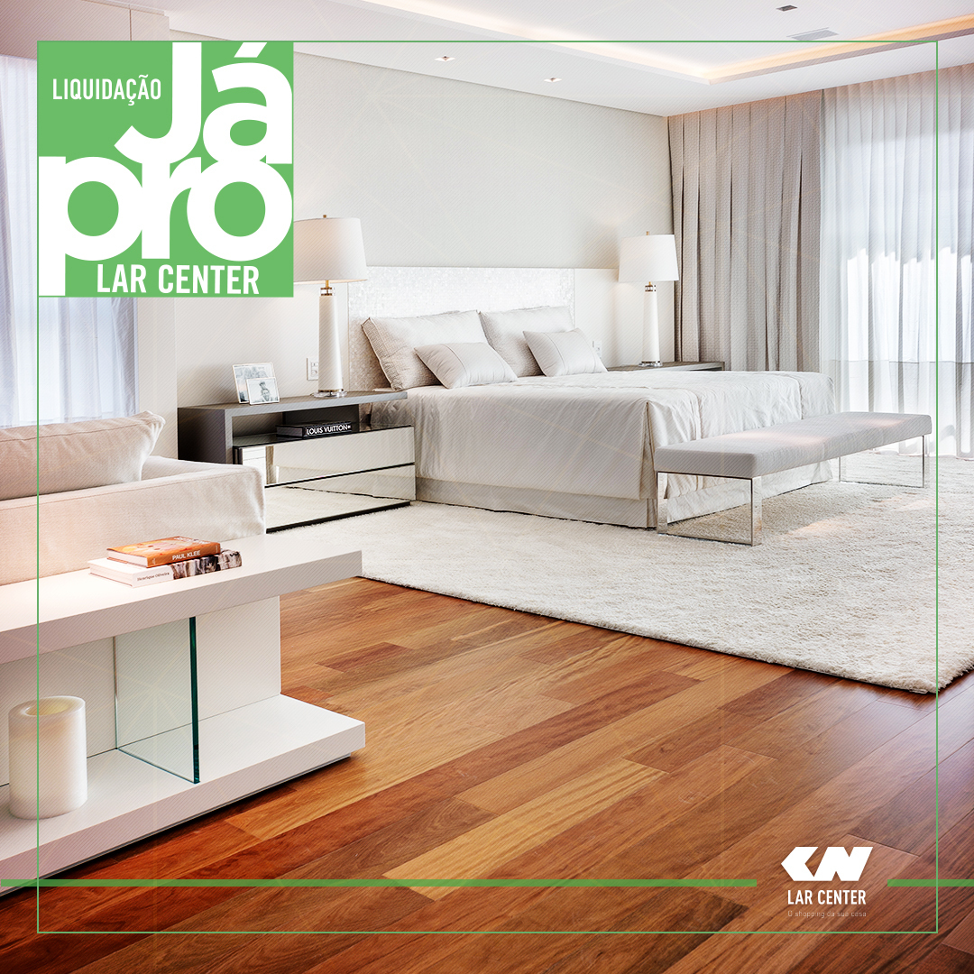 E aquela vontade de ter o quarto todinho branco que nunca passa? #JáProLarCenter #Indusparquet #LarCenter
