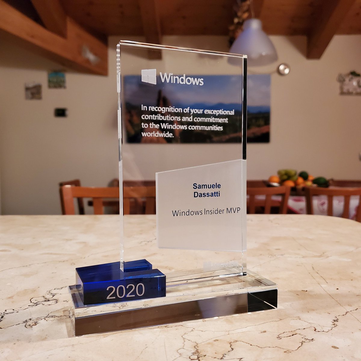 Look what just arrived! #WIMVP <a href="/windowsinsider/">Windows Insider Program</a>
