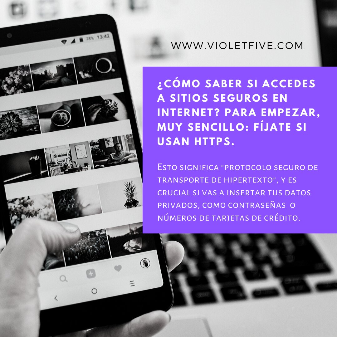 VioletFiveWeb's tweet photo. Asegúrate de entrar y navegar por páginas que no pongan en peligro la integridad de tus datos. 

-

#web #webpage #seguridad #seguridadweb #internetseguro #https #protocolo #hipertexto  #contraseñas https://t.co/au2et4okhf