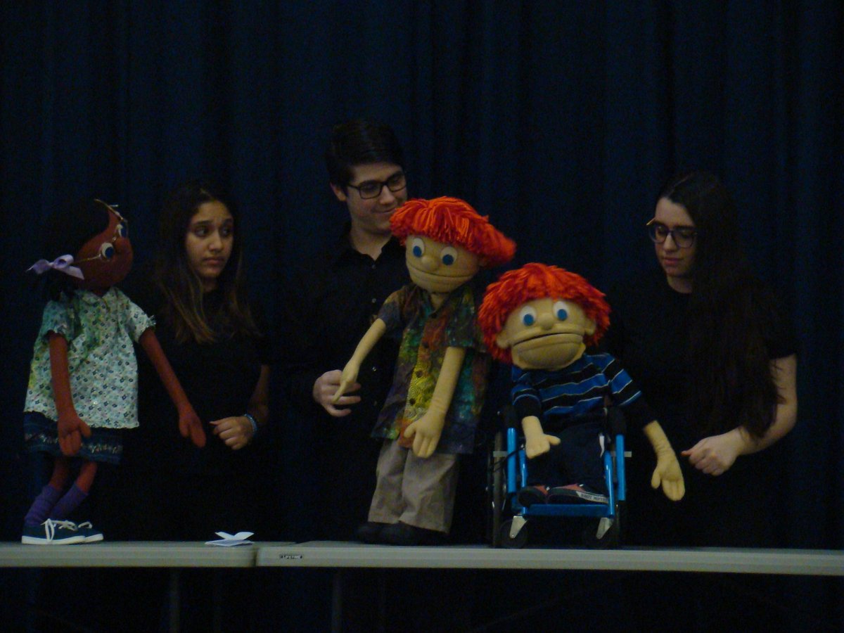 School5lab's tweet photo. Kids on the Block Performance taught students about other students with disabilities and being able to interact cooperatively with each other, students benefit from gaining an appreciation for diversity in general. https://t.co/CGtdPObV99