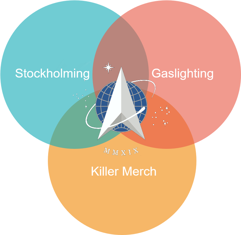 notSpaceForce's tweet photo. Listen up #nerds.

The US #SpaceForce has been asked to develop a 3-point plan for winning over the hearts and minds of #America.

Our #psychology and #marketing interns have developed a strategy that revolves around #stockholm-ing, #Gaslighting and killer #merch. 🚀 🤘 ❤️ 🇺🇸 https://t.co/i01lNAxMgj