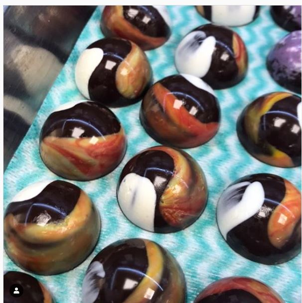 I don't know if I want to eat them or just admire them...

Ok, ok, definitely eat them.

But these chocs from <a href="/sketchlondon/">sketch</a> could be yours, if you are quick.

Bidding ends at midnight

chocsforchance.org.uk