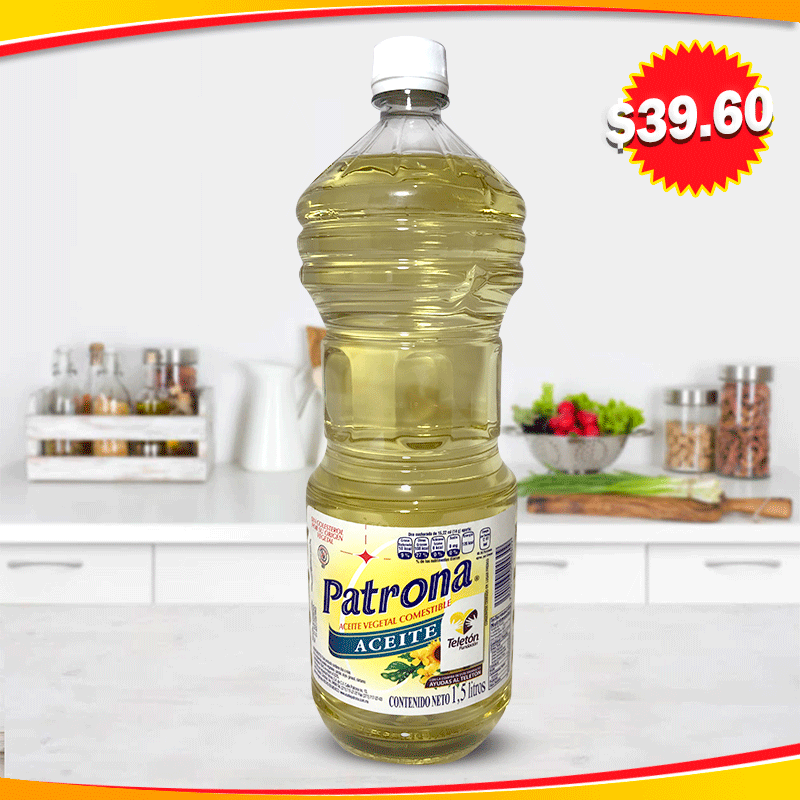 Comercial_Meraz's tweet photo. ¿Ya hiciste la despensa de la semana? No olvides comprar el aceite Patrona de 1.5 litros, es indispensable a la hora de cocinar. #SiemprePreciosBajos https://t.co/o20pqE5irD