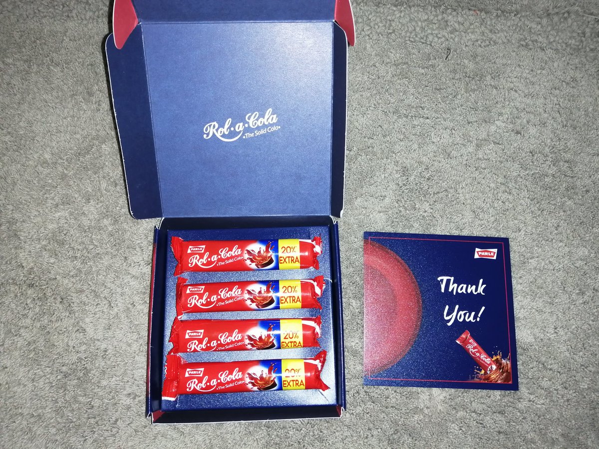 prashpatel_'s tweet photo. TynQ @ParleFamily
Amazing product #RolaCola #RolaColaIsBack
@india4contests tynQ for updates https://t.co/6yOH3Z38Ae