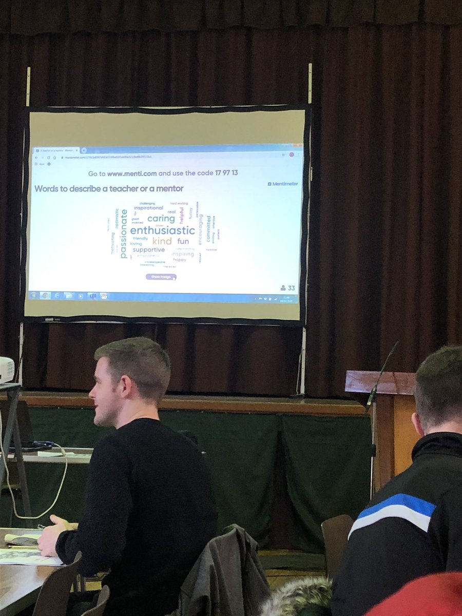 MissLADeegan's tweet photo. @MissJGM I was at my first induction course today (NQT over here) and one of the lovely ladies speaking used Menti and it brought me back to all your fabulous lectures! @YourStMarys @sannah71 https://t.co/fxvrw26kBq