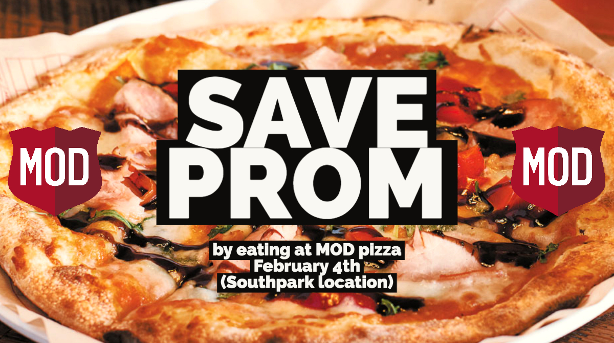 AkinsJournalism's tweet photo. Raise money today for prom by having lunch at Mod's Pizza at Southpark Meadows. Mod's had pledged to donate 20% of profits to the Akins Prom fundraising efforts. #SaveProm @AkinsStuCo @AkinsAISD. 🍕💵💃🕺 https://t.co/qf5iKgOXio