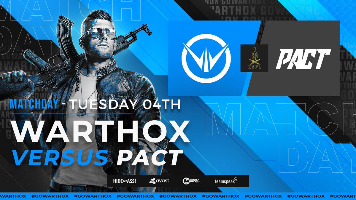 Don't forget to support our team !
Semi final of the #ZEPL Winter Play-offs VS Actina PACT at 7pm. 🔥

➡ twitch.tv/idcgames

#GoWarthox ⚫🔵