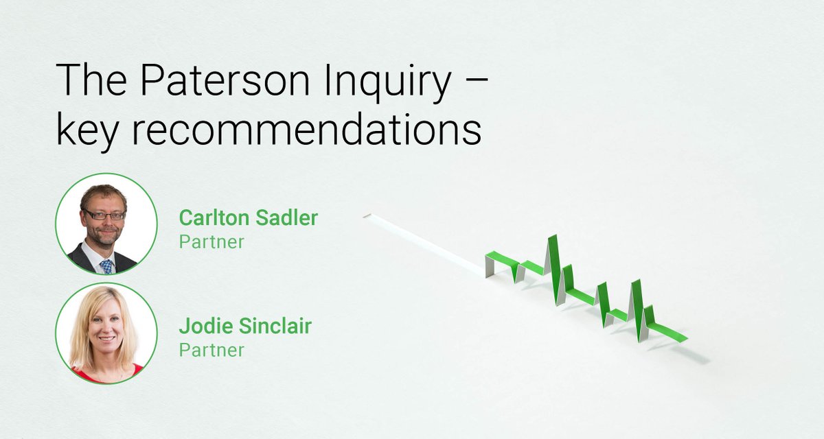 The Independent Inquiry into the issues raised by Paterson chaired by the Reverend Graham James, Bishop of Norwich has today reported its findings and recommendations ow.ly/98BW50ydjaU