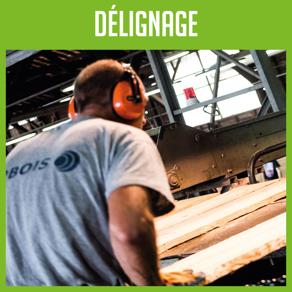 FPBois's tweet photo. J2 : Le délignage
Le délignage, c'est l'équarrissage des planches par enlèvement des bords irréguliers.
En fait, c'est la création d'un bois de section carrée à partir d'un bois rond.

#chainedefabrication #bois https://t.co/cN2waHFgb2