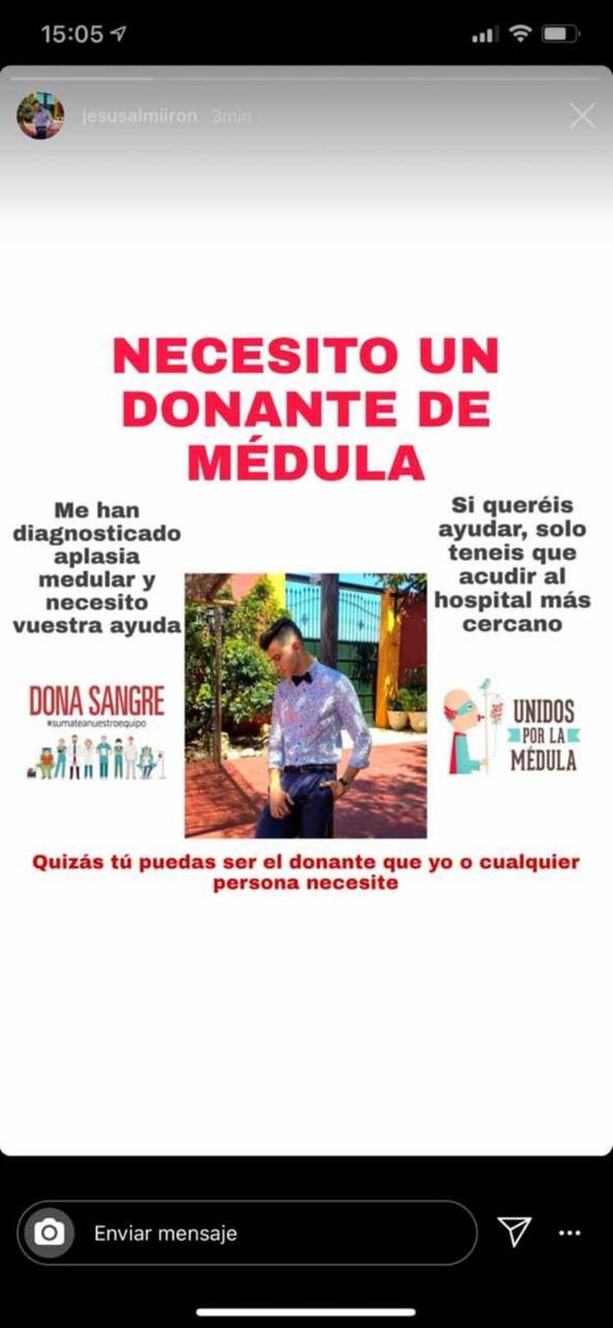 Compartir por favor. Jesús, chaval de 15 años, de Lucena del Puerto necesita trasplante de médula. Dona sangre que quizás puedas ayudar a él o a muchos. Gracias por decírmelo <a href="/JESUS10RECRE/">Jesús Ruiz</a>, ya sabes que estoy aquí para todo. #EstamosContigoJesus❤️