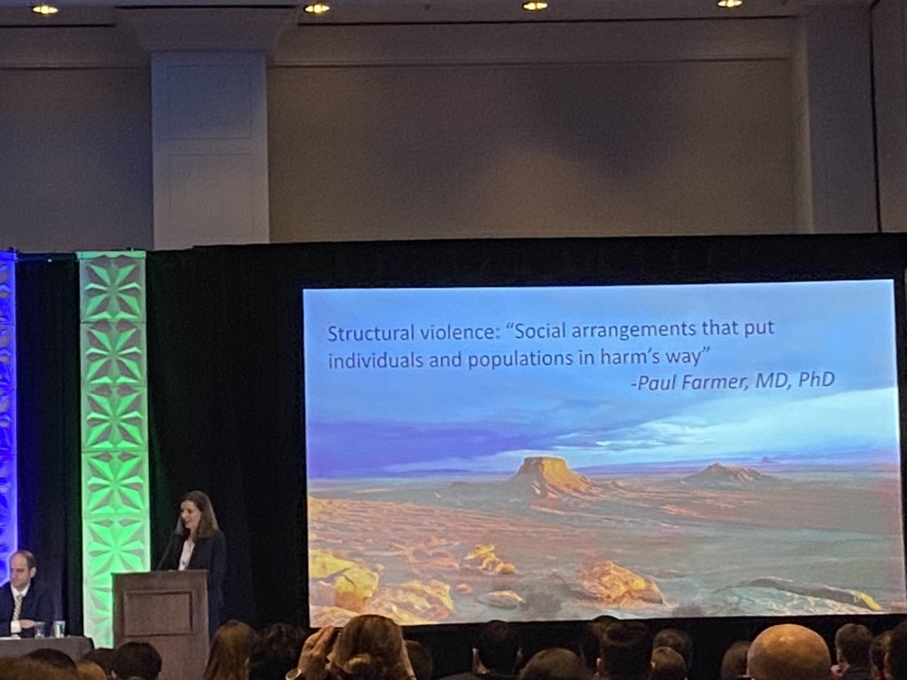 Diane Haddad (@dianehaddadmd) on Twitter photo “Structural violence: Social arrangements that put individuals and populations in harm’s way” <a href="/ReganBergmarkMD/">Regan Bergmark, MD</a> #ASC2020 “Structural violence: Social arrangements that put individuals and populations in harm’s way” <a href="/ReganBergmarkMD/">Regan Bergmark, MD</a> #ASC2020