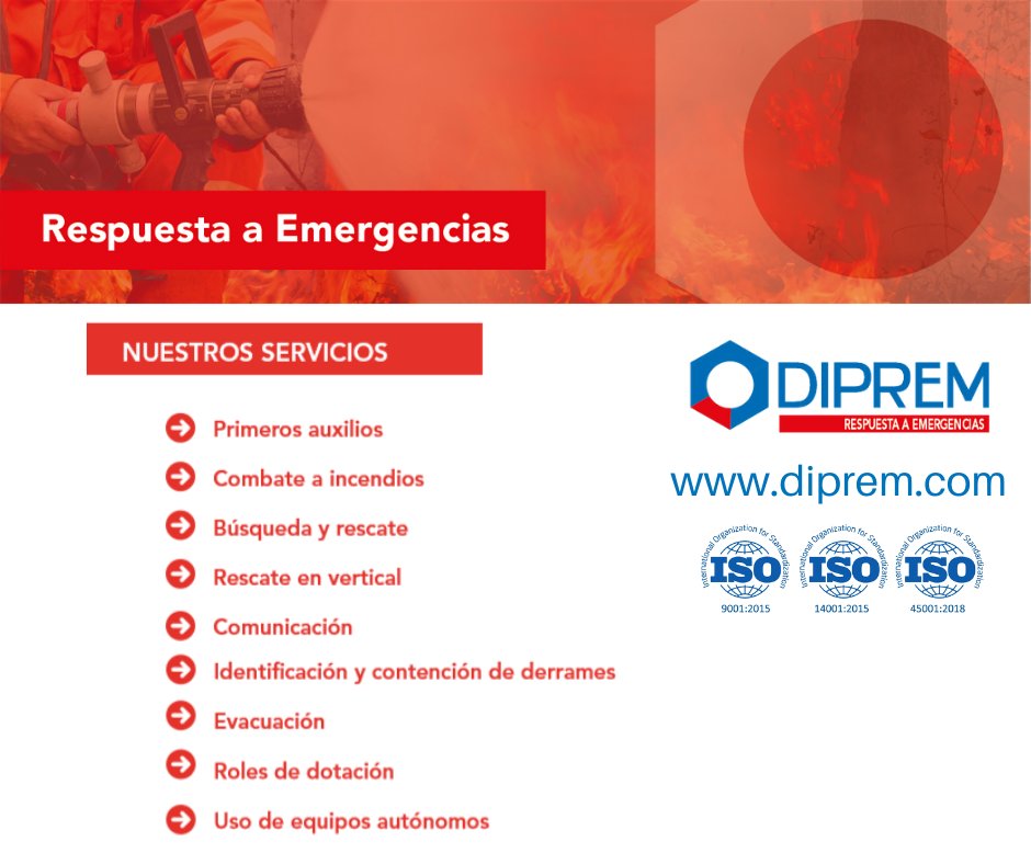DipremM's tweet photo. #RespuestaAEmergencias
Conoce algunos de nuestros servicios! 

Para más información visita nuestra página web: https://t.co/aRhSoLr0CD

#Diprem #ServiciosDeCapitalHumano #DipremMexico #Mexico #Emergencias #PrevencionSalud https://t.co/GHveQWWF7T