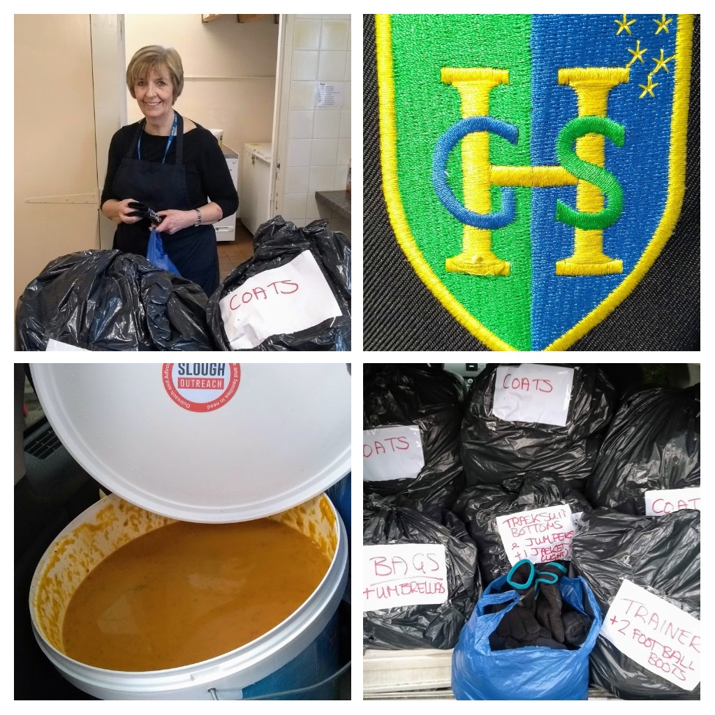 SloughOutreach's tweet photo. #Donations just picked up spicey hit soup and a bags of warm clothings, footwear for our vulnerable friends we serve. Huge thank you to #AnneLyons @HerschelGrammar for herr awesome support ๐โค๏ธ๐ฏ
#GetInvolved #ReachOut @SloughOutreach #Hope4Homeless ๐งฆ๐งฃ๐งค๐ฒโ https://t.co/fApLwKFAlq