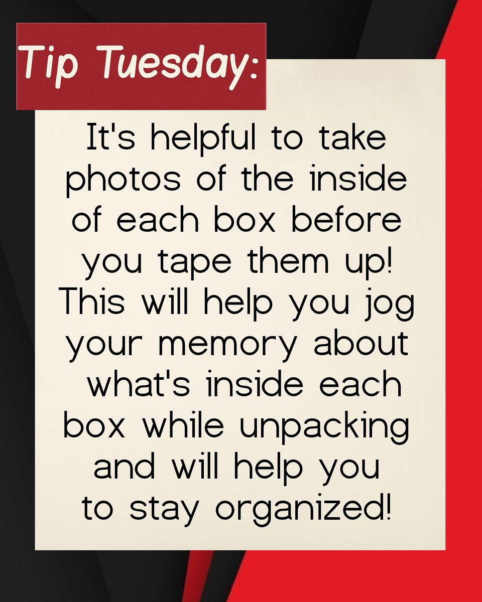 ArchMoving's tweet image. #tiptuesday💡 #tipsandtricks #stlouisrealtor #cleancutmovers #stlouis #missouri #gatewayarch #gatewaycity #momovers #affordablemoving #tipsofthetrade #movingtips #movingtipsandtricks #movingday