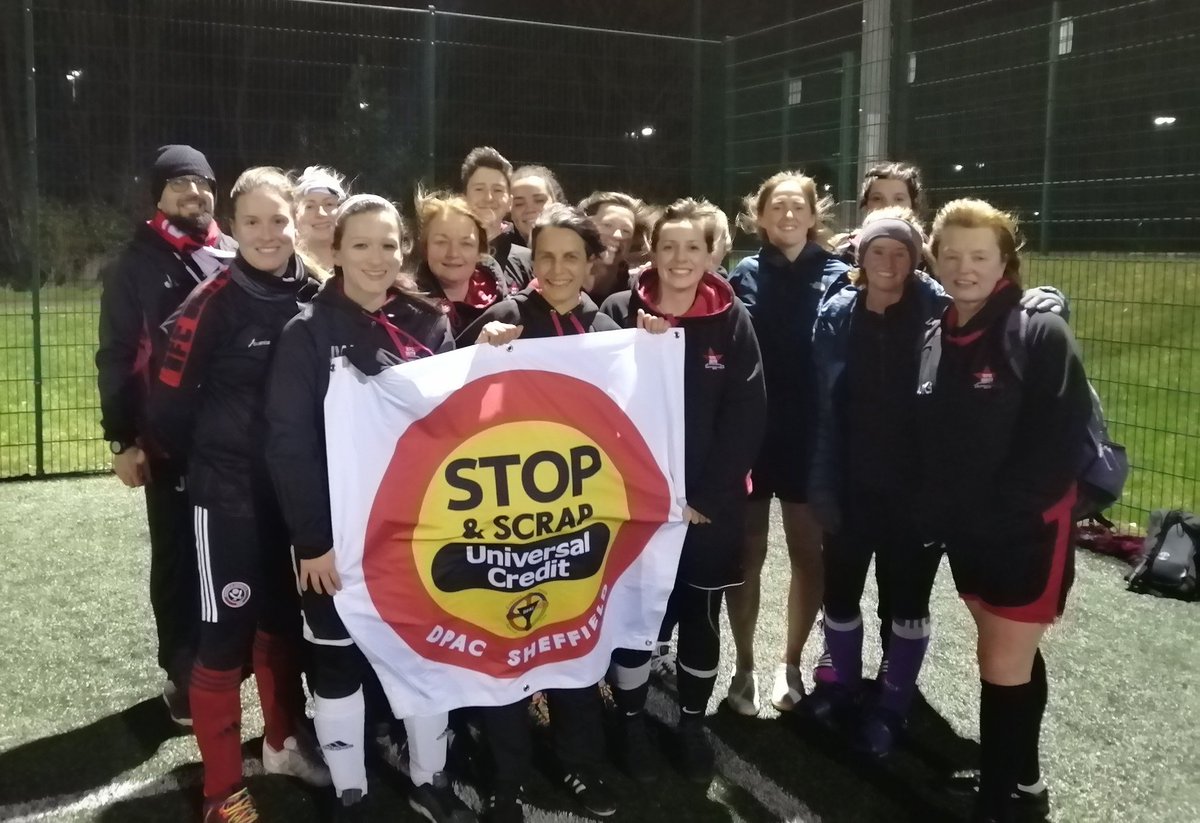 AFCUnity's tweet photo. Did you know we're backing the Sheffield campaign to Stop and Scrap Universal Credit? #InUnity #HopeOverFear @DPACSheffield https://t.co/wq91tUTJOs