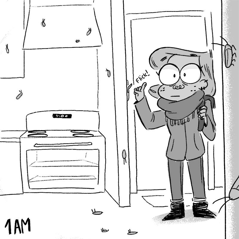 yes my apartment was infested with cockroaches 