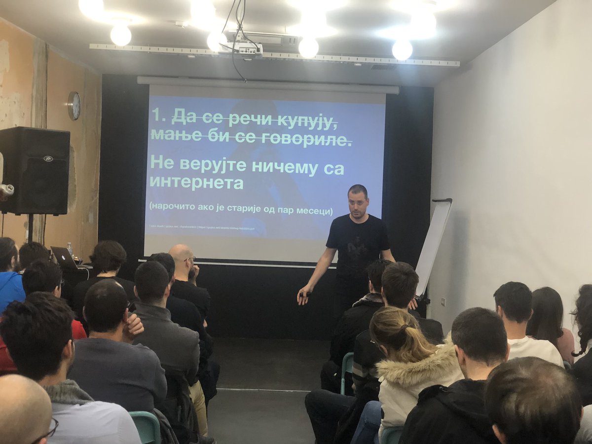 ServerlessBGD's tweet image. A new Serverless Belgrade meetup, @gojkoadzic talks about 5 rules for super fast serverless apps (in cyrillic).